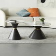 2 in 1 Ceramic Top Coffee Table - V01